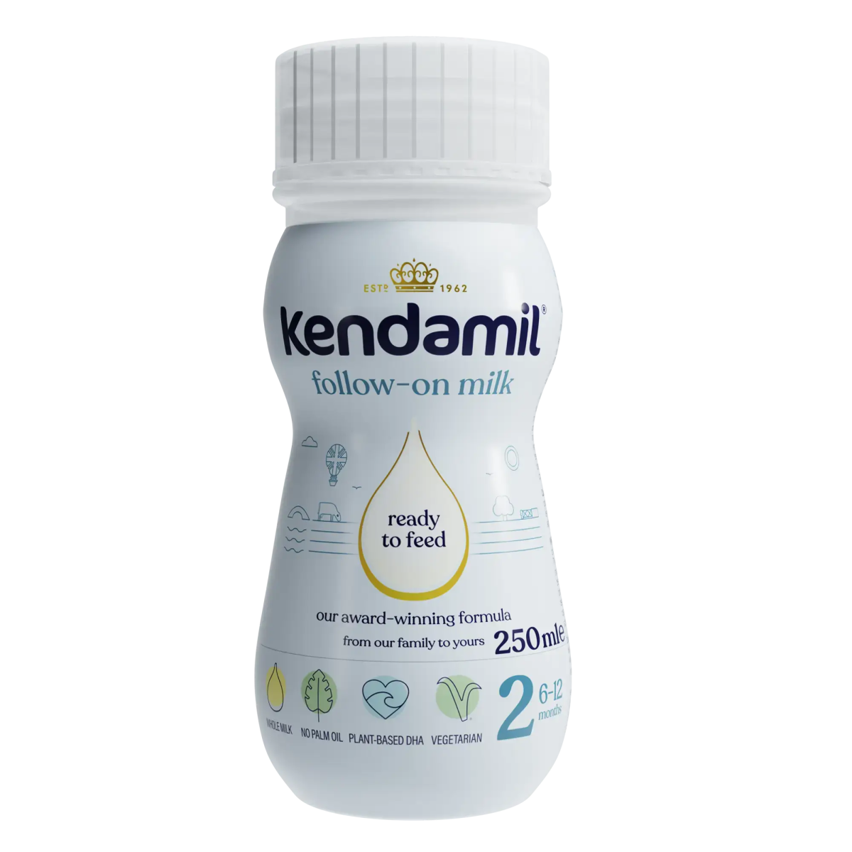 Kendamil Classic Stage 2 Ready To Feed – 6+ Months (250ml)
