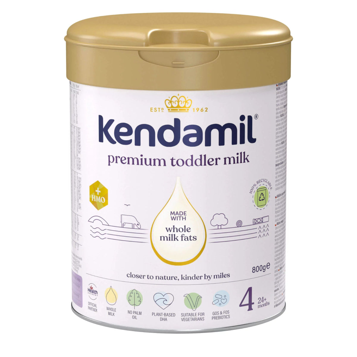 Kendamil Premium Stage 4 Formula – 12+ Months (800g)