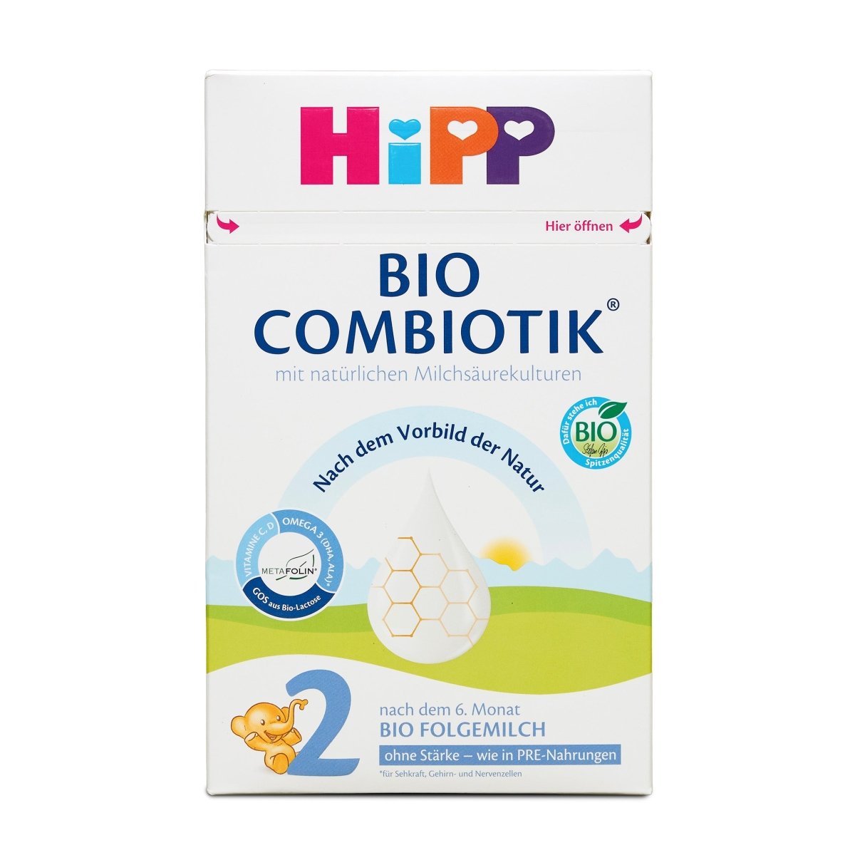 HiPP German Stage 2 Organic Combiotik Formula (No starch) – 6+ Months