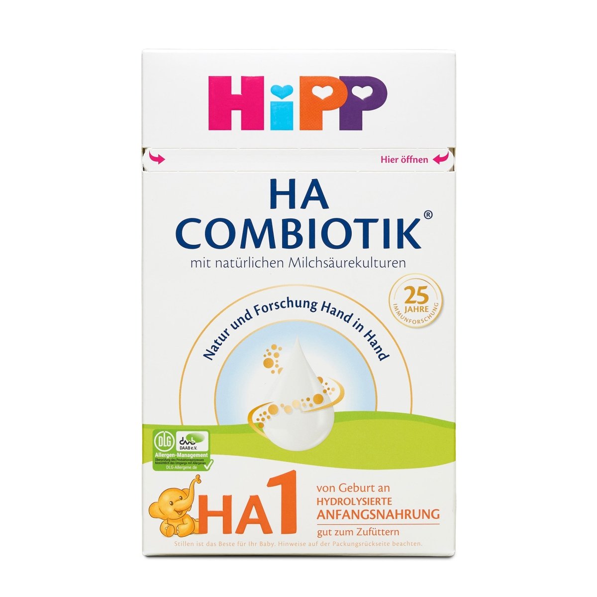 HiPP HA Stage 1 Hypoallergenic Formula – From Birth (600g)